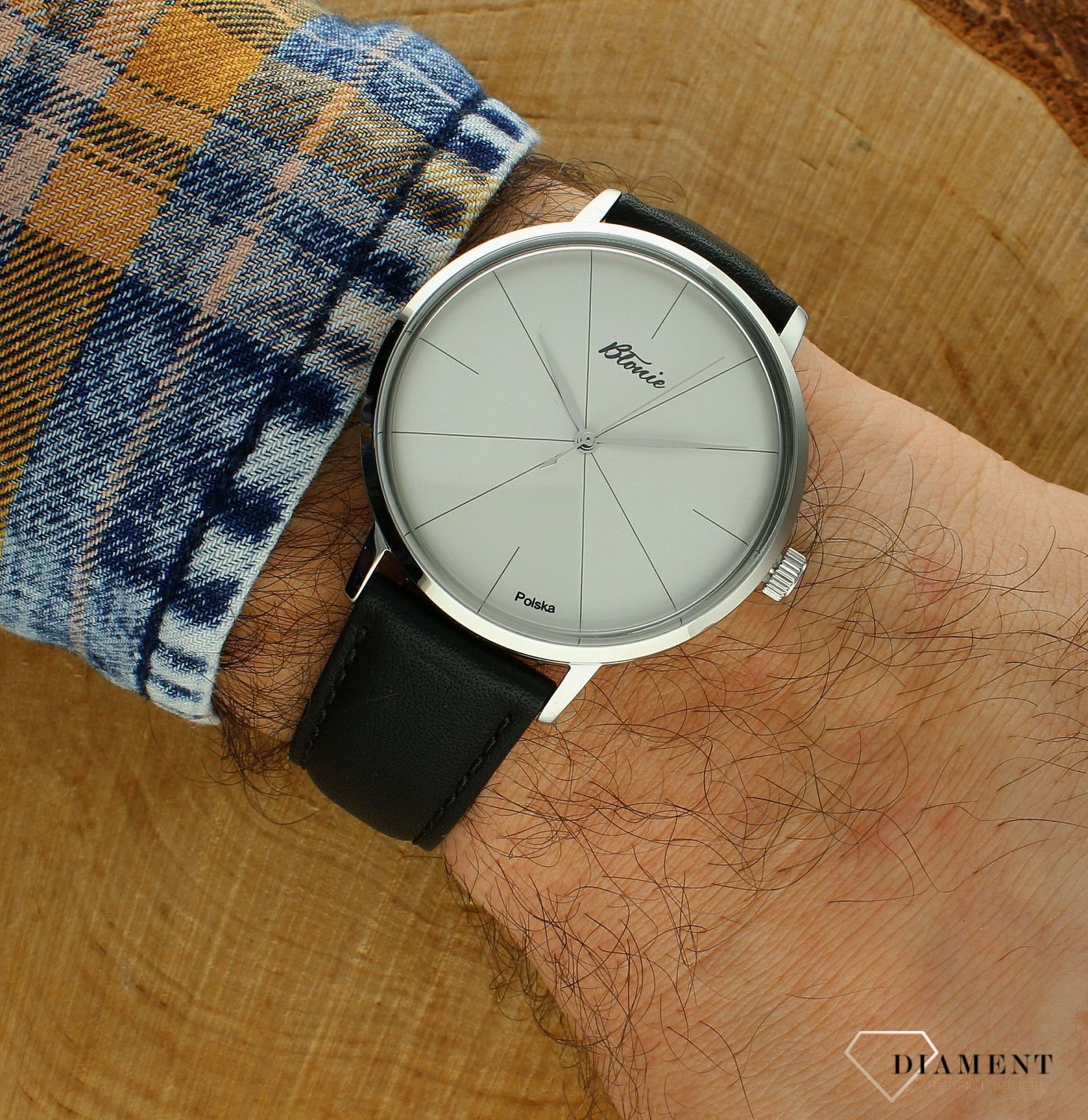 Polski zegarek męski Błonie Zodiak Męski Zebra. ⌚ Grawer na zegarku gratis 🔝 Męski zegarek na pasku klasyk🎁Prezent na Walentyn.jpg